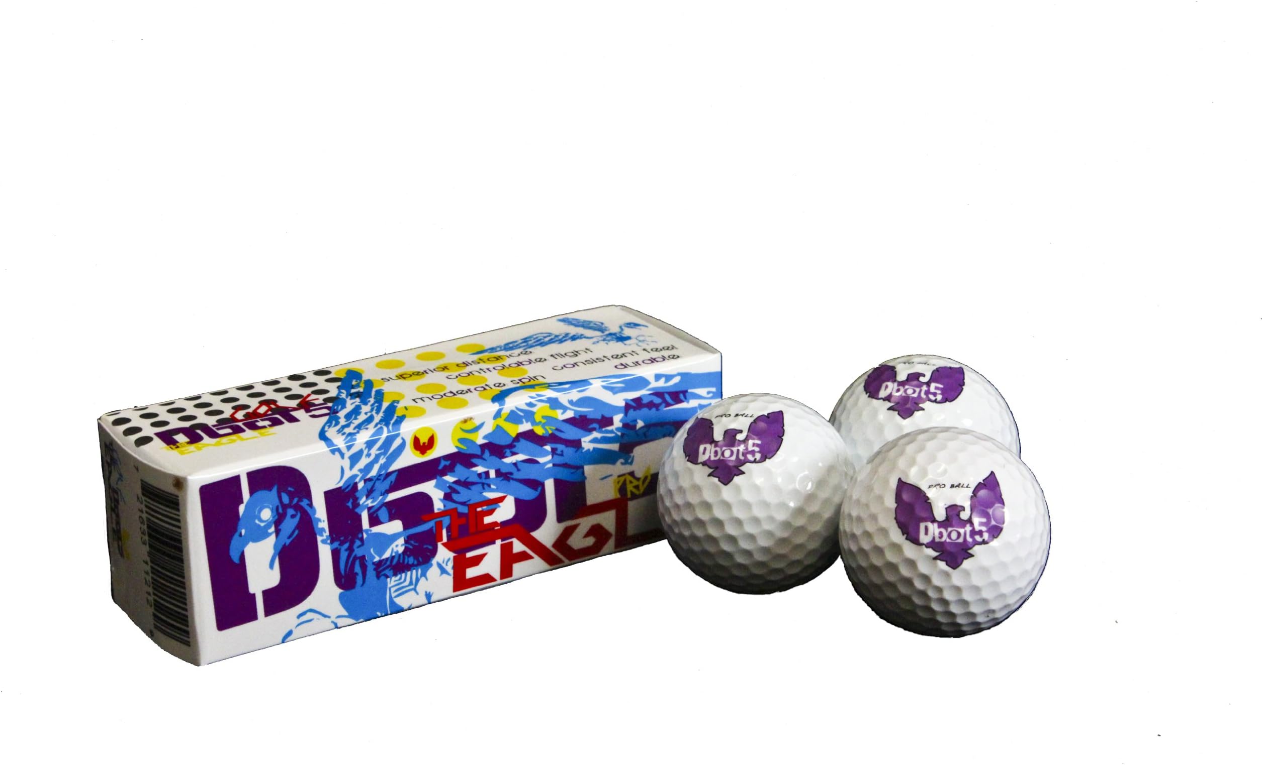 Dbot5 Eagle Golf Balls, White