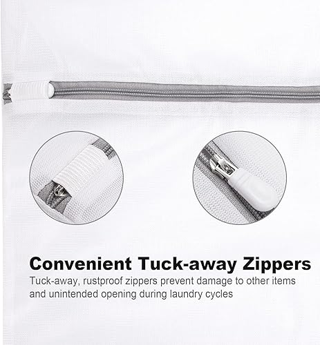 Miniatura 3 de XCX Bolsas de malla para lavandería con cuatro combinaciones, bolsas de malla para ropa interior para diferentes necesidades de lavandería, bolsa de