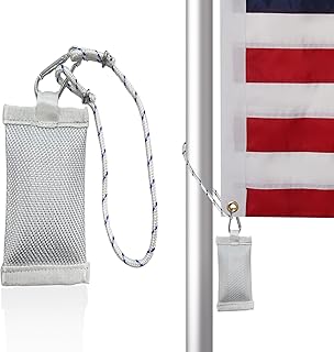 Flag Weights White for Flagpoles 1 LB Flag Weight Flag Pole Counterweight for Bottom