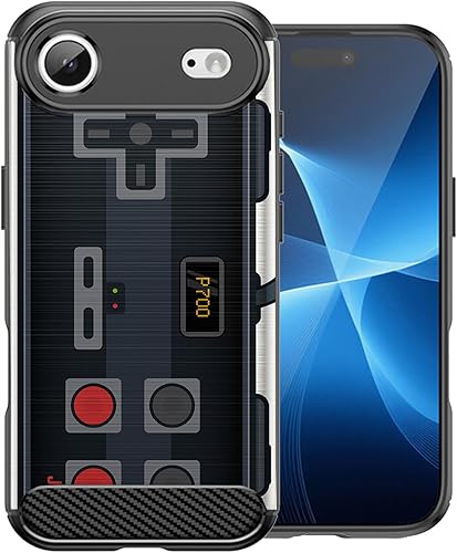 Miniatura 14 de CasesOnDeck Case Compatible with [Apple iPhone 17 Air/iPhone 17 Air Case] Pictorial Patterned TPU Design Case Flexible Slim and Elegant (Pink Retro