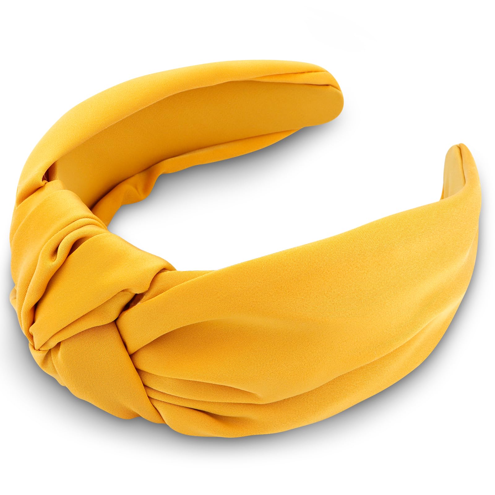 Amazon.com : TOBATOBA Yellow Headband Women Knotted Headband 