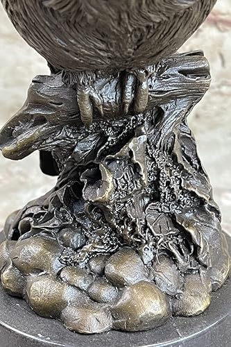 Miniatura 8 de EUROPEAN BRONZE Estatua Escultura de pájaro de vida silvestre estilo francés, bronce fundido en caliente, figura decorativa de regalo