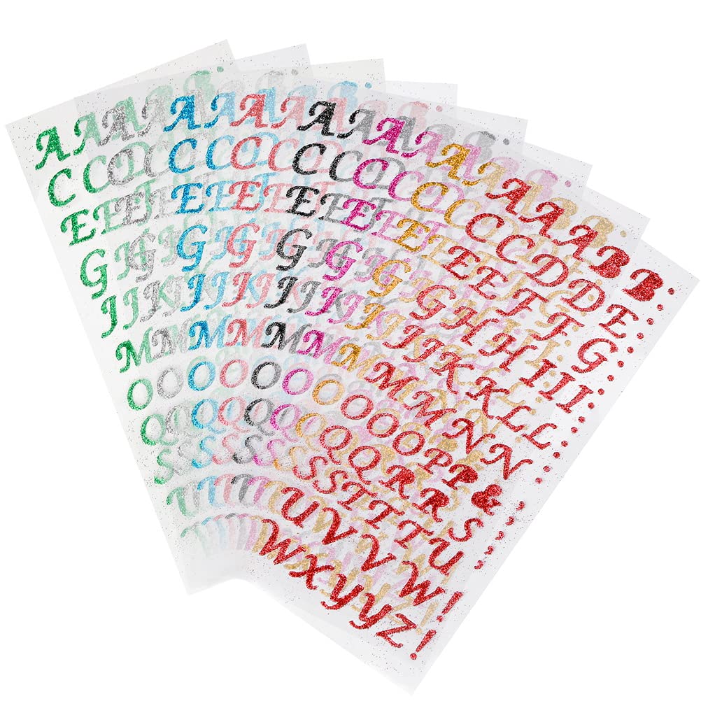 Transfer Sticker Letters Crafts Using Letter Stickers