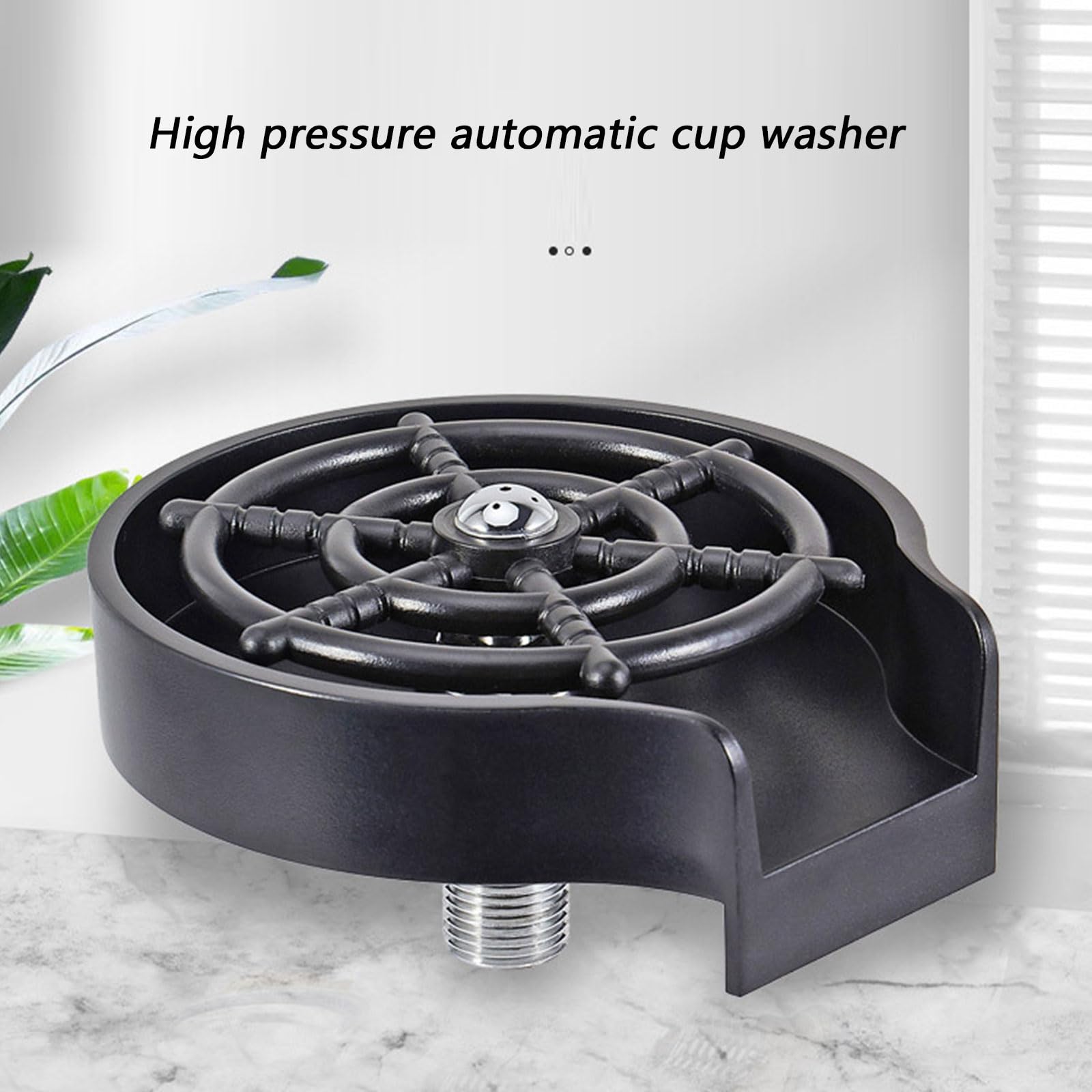 Épurateur de Tasse d ' évier, rinceur de Verre à Haute Pression, Nettoyeur d ' économie d ' Eau pour Tasses à café et ustensiles de Cuisine, Entretien Nettoyeur d ' économie d ' Eau