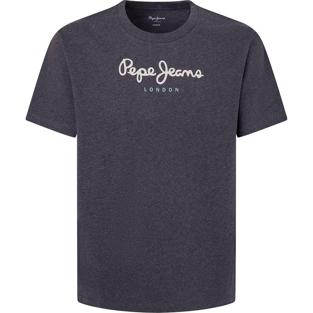 Pepe Jeans Men's Eggo N, T-Shirt, Grey, XS