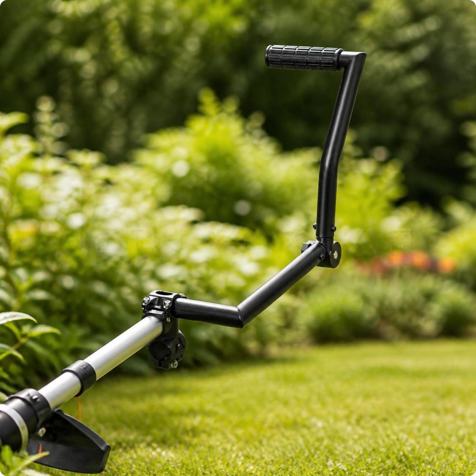 kowaku Mango Plegable con Abrazara Ergonómico Cómodo, Ligero, Mango para sbrozadora, Jardín, Verde