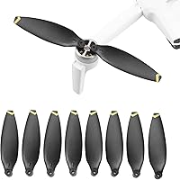 Vista 3 de Juego de hélice de mini dron, hélice de dron de bajo ruido, prueba de equilibrio dinámico, accesorios de repuesto de cuchillas de hélice para X8