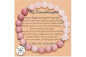 Granddaughter Gifts from Grandma, Granddaughter Bracelets from Grandma, Granddaughter Birthday Jewelry Gifts for Teen Girls