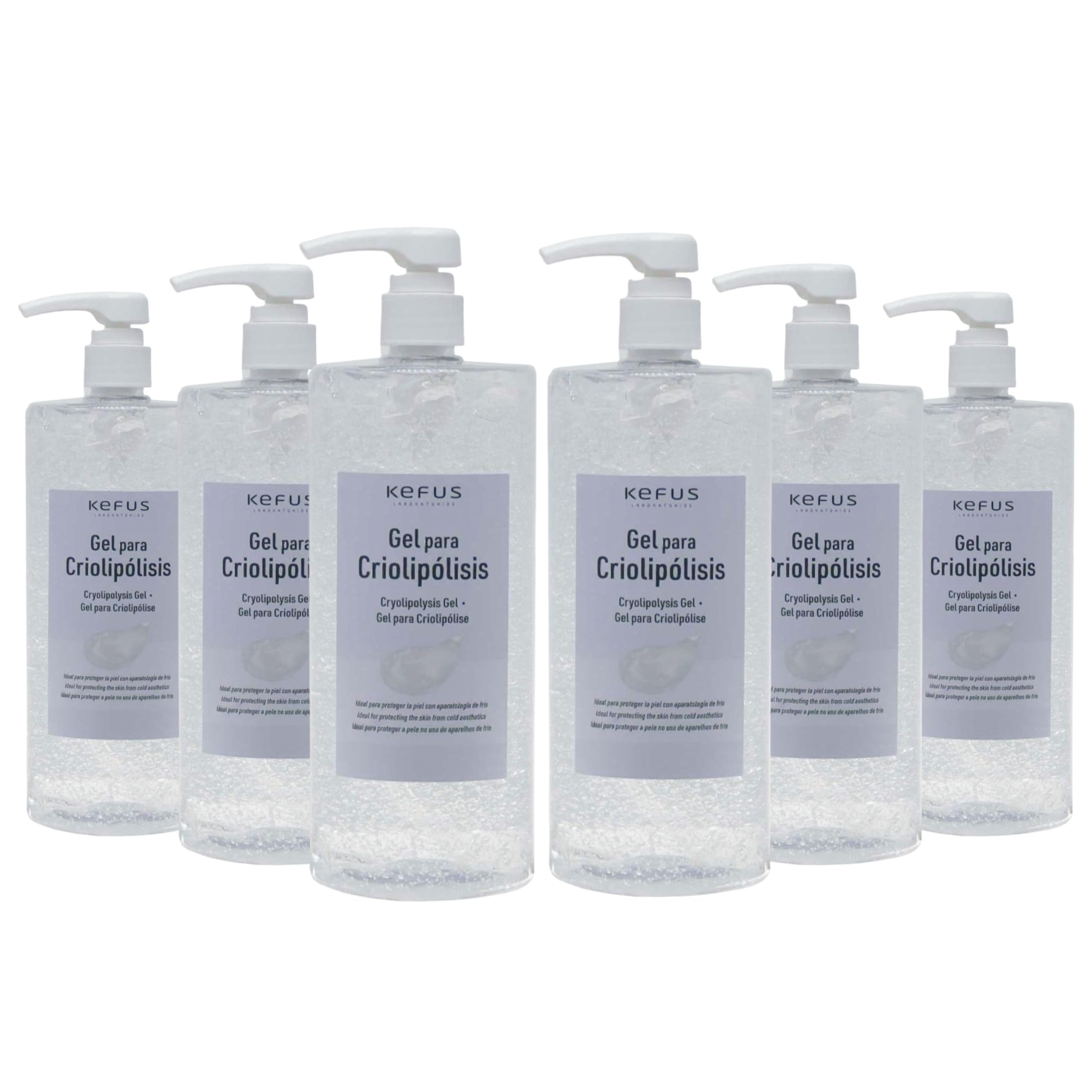 Kefus Kryolipolyse-Gel 6000 ml | Gel für Kälteanlagen und Behandlungen | Feuchtigkeitsspendend und Hautschutz | Professionelle ästhetische Anwendung