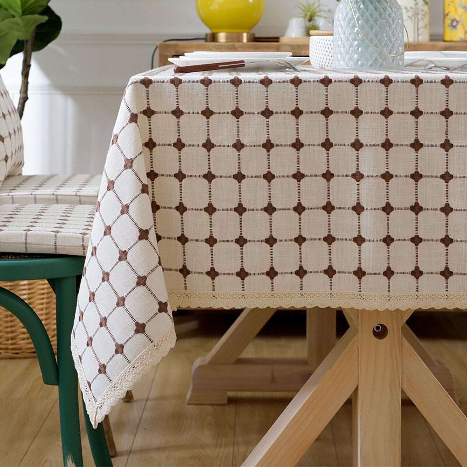 Nappe infroissable Slish en polycoton pour simplifier le nettoyage de votre cuisine