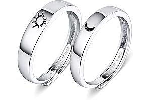 Moon and Sun Couples Ring: A Celestial Symbol of Love