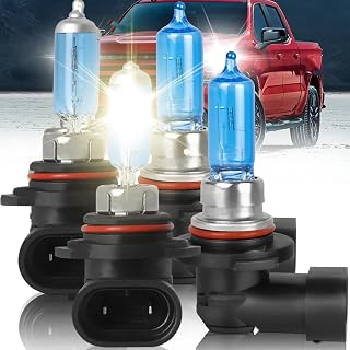 Compatible For Chevy Silverado 1500 HD 2500 HD 3500 (2001-2006) Halogen Light Bulbs,Pack of 4