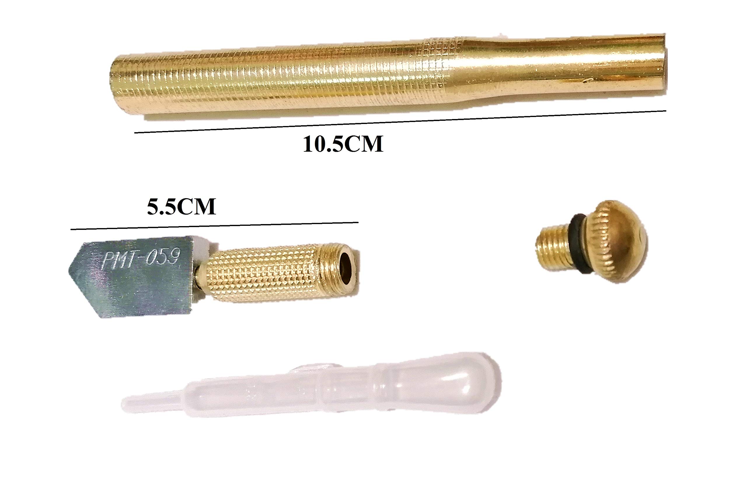 Tagliavetro Professionale, Coltello per Vetro per Vetro, Specchio e Piastrelle di Ceramica Lunga165MM