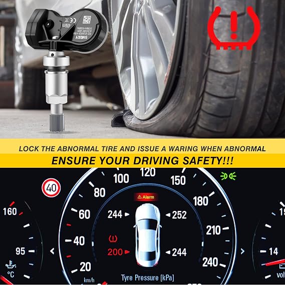 4PCS TPMS Tyre Pressure Sensors Fit for BMW All Models