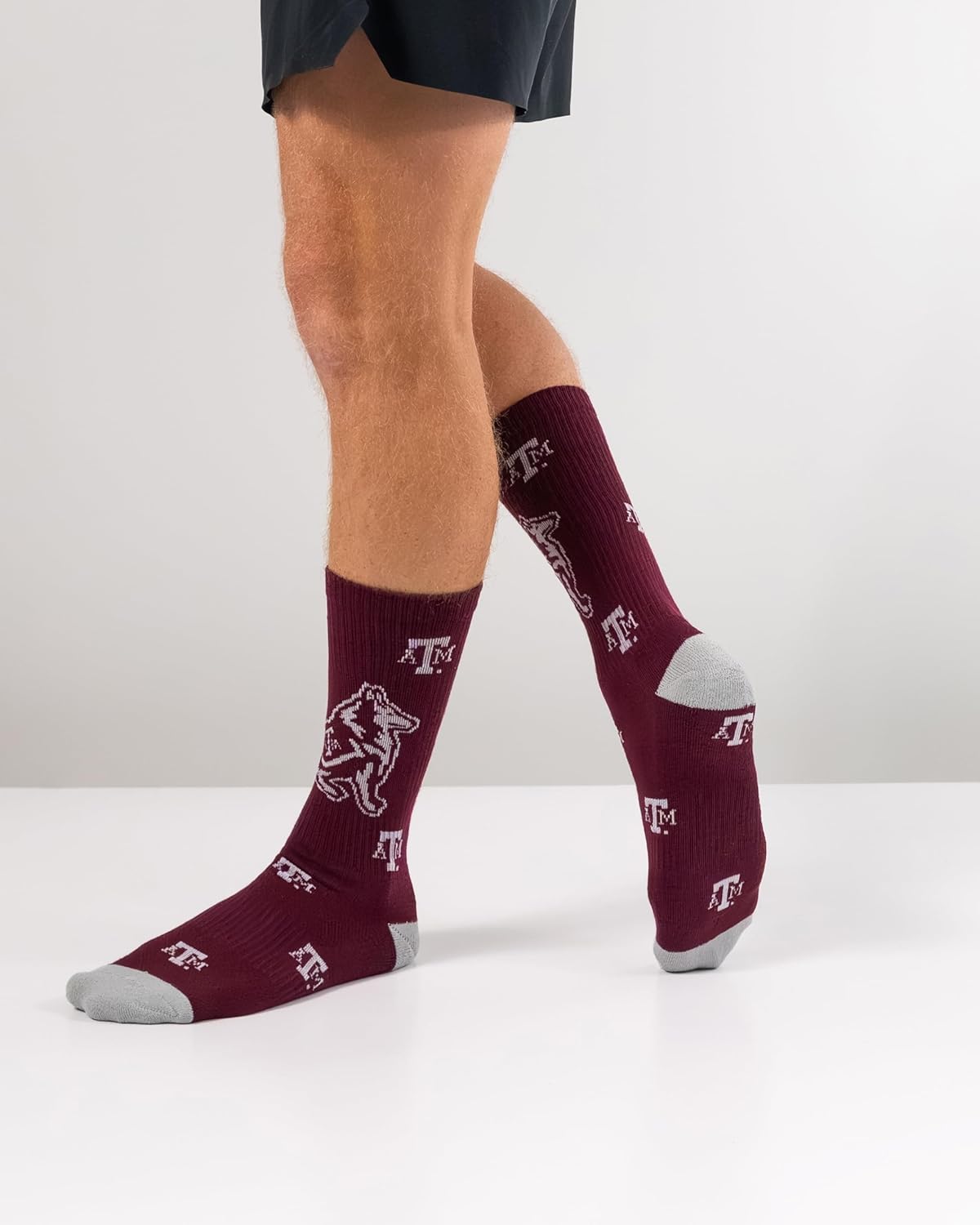 TCK Mayhem Crew Socks Calf Length Sock Mens Game Day Socks - Image 3