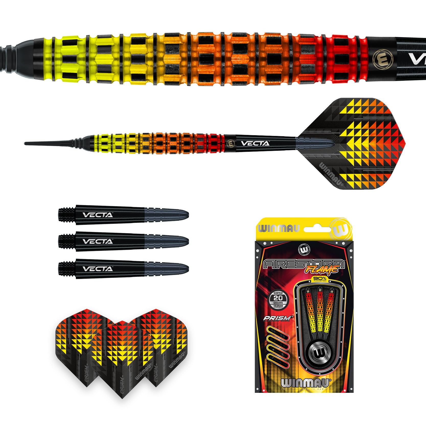 Amazon.com : Winmau Firestorm Flame 18 Gram Barrel / 20 Gram