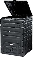 YITAHOME 120 Gallon Outdoor Compost Bin Tumbler - Aeration System, Snap-On Lid, Easy Assembly for Fast Composting