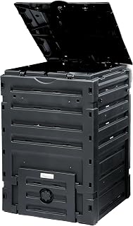YITAHOME 120 Gallon Outdoor Compost Bin Tumbler - Aeration System, Snap-On Lid, Easy Assembly for Fast Composting