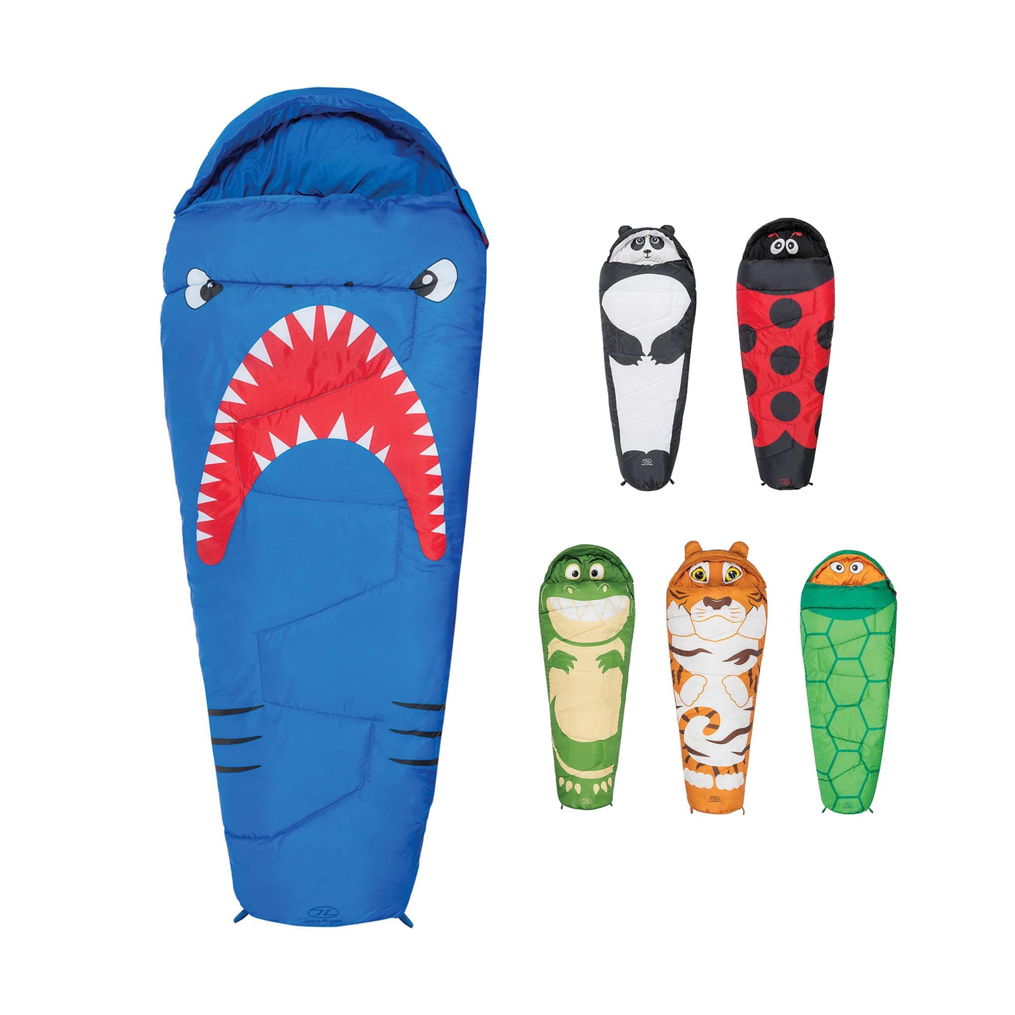 Highlander Kids Creature Shark 300 Mummy - Saco de dormir