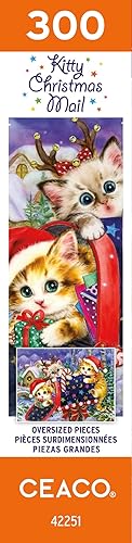Miniatura 8 de Ceaco - Holiday - Kitty Christmas Mail - Rompecabezas de 300 piezas