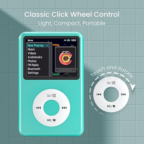 Miniatura 8 de Reproductor de MP3 con Bluetooth innioasis Y1 Video Reproductor de música digital HiFi Mini Audiolibro portátil para niños MP3 2026 Buena opción de