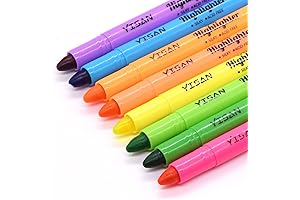 YISAN Highlighter Crayons: No-Bleed Gospel Illumination