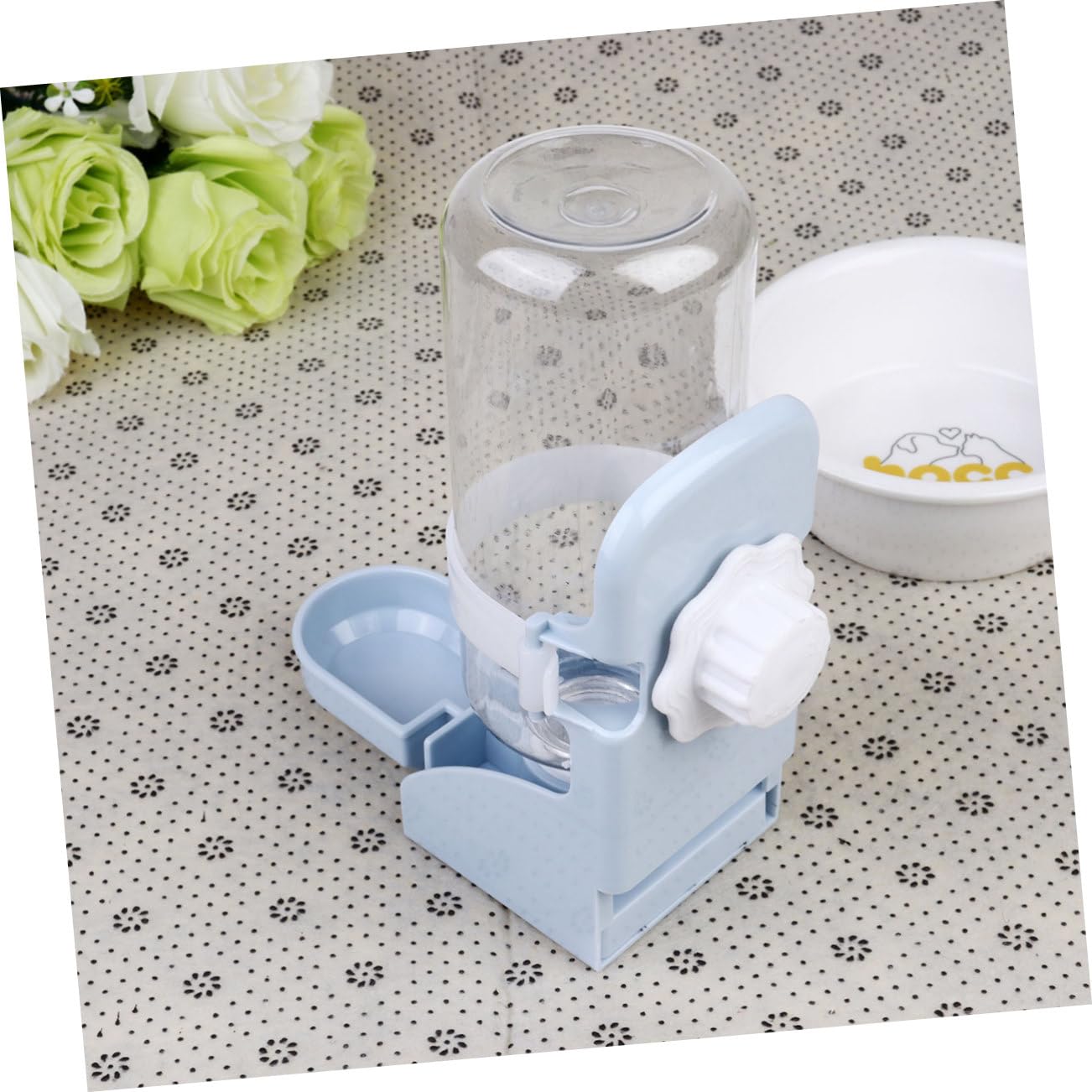 2 Piezas tazón de Agua Potable de Bebedero Hamster bebederos para pajaros Botella de Agua de Conejito dispensador de Agua para Perro Tetera Bebedero automatico para Mascotas