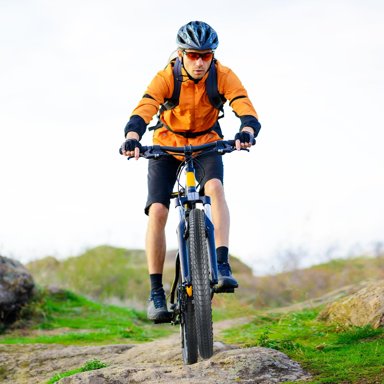 ZUKKA 1/2 Pacco 20 x 2.125/24 x2.25/26x2.25 Pneumatici per bici con camere interne/no Tubi Mountain Bike Pneumatici pieghevoli di ricambio per MTB, bici per bambini, BMX