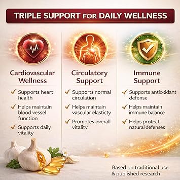 primus Aged Garlic, Odorless Garlic Supplement, 300 Softgels, Plant-Based Formula for Daily Wellness Support(1)