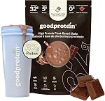 Good Protein – 32g Protein, Élevé Protein Poudre, 100% Naturel, non OGM, sans produits laitiers, gluten & Sans soja et sans sucre ajouté. Protein Secouer (Lait de chocolat, 470 g)