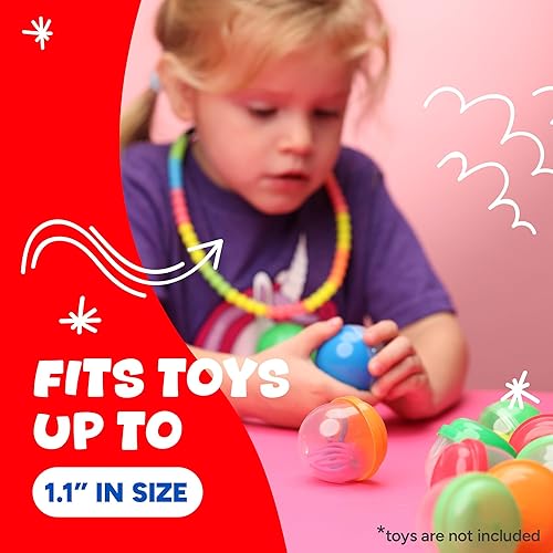 Miniatura 4 de Máquina expendedora de cápsulas, cápsulas translúcidas de bellota vacías 30 piezas de 1.1 pulgadas, recarga de cápsulas de máquina de chicles a