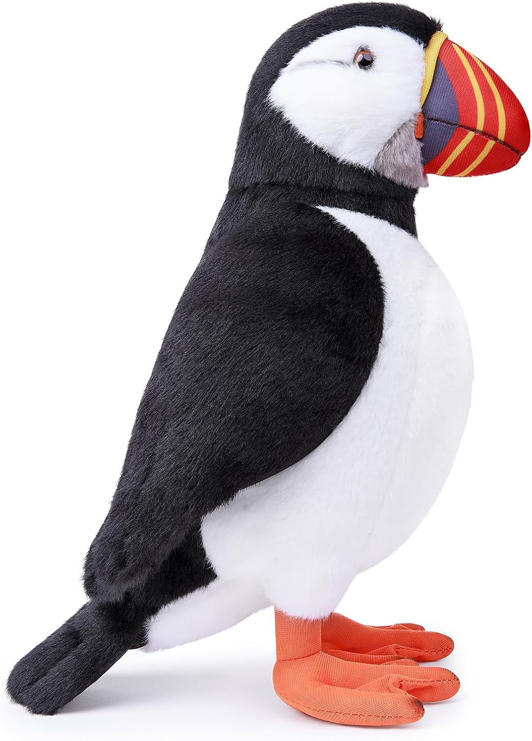 Tiny Heart 16inch Simulated Arctic Puffin Plush Toy, Realistic Soft Plush Stuffed Puffin Animal Toys - Image 2