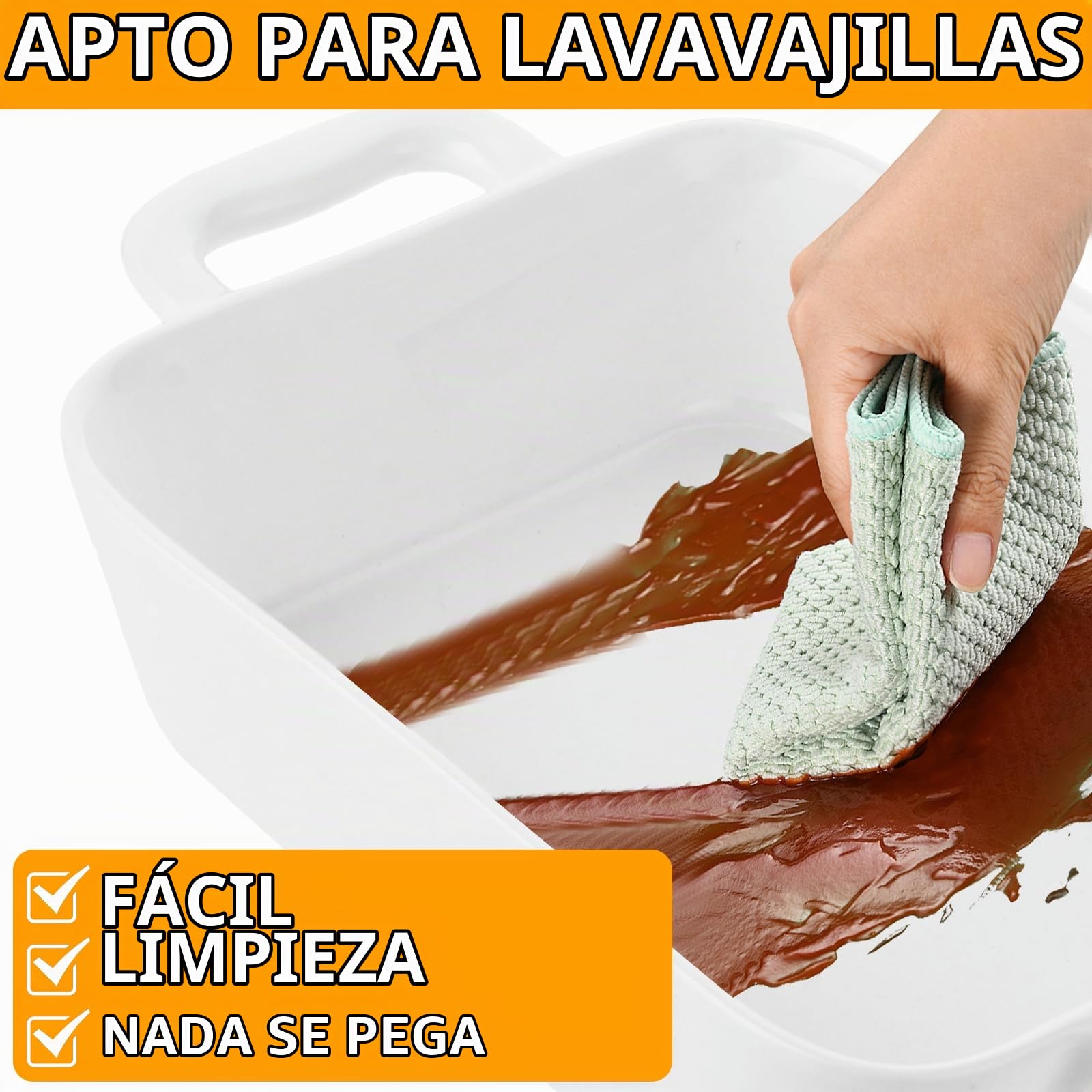 APACALI 6 moldes pequeños de cerámica para horno, ideales para souffle, crema, brulee, lasaña, tiramisú, pudín infantil, 6 unidades