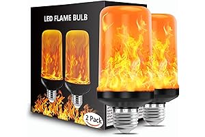 DAYBETTER Flame Light Bulbs E26 Base Fire Bulb
