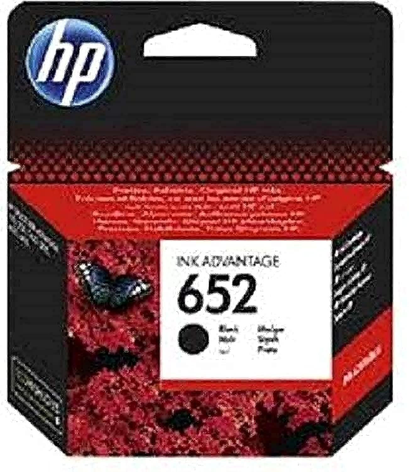 HP Original-Tintenpatrone Schwarz 652 (F6V25AE)