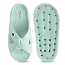 NoStrain Women’s Waterproof Cross Strap Sandals | Cushioned Soft EVA Sole | Non-Slip | Anti-Skid | Heeled & Flat | For Woman | Lightweight With Durable | Sage Green gallery image