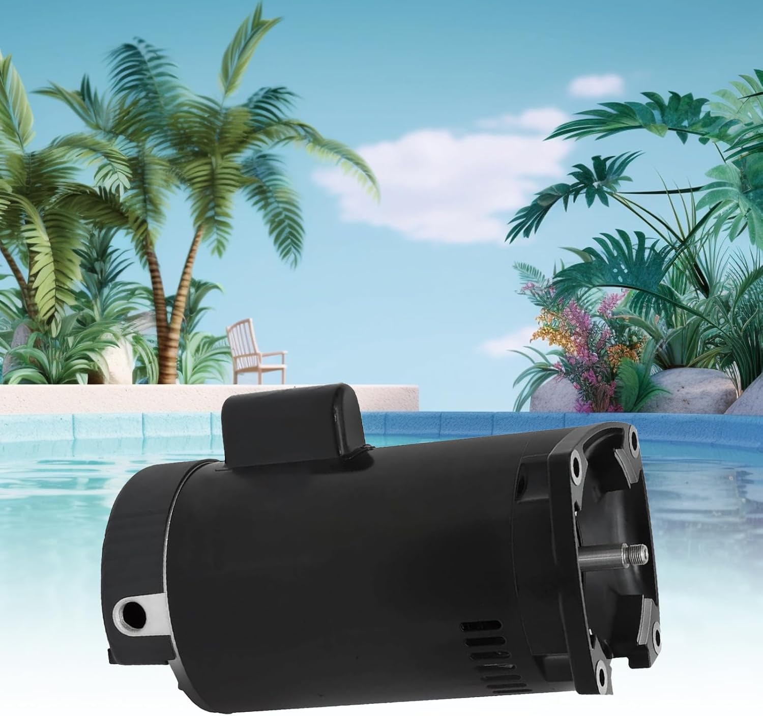 B2855 2HP Pool Pump Motor,56Y Frame | 230V | 3450 RPM Compatible with Century/Smith Pool Pump Motor