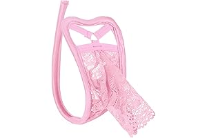 Sissy Mens Chastity Cover Floral Lace Invisible C-String Underwear O Ring Lingerie Briefs