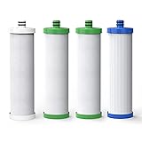 Waterdrop Under Sink Water Filter Replacement for TST-UF, 2 PP + 1 Ultra Filtration + 1 Carbon Water Filter