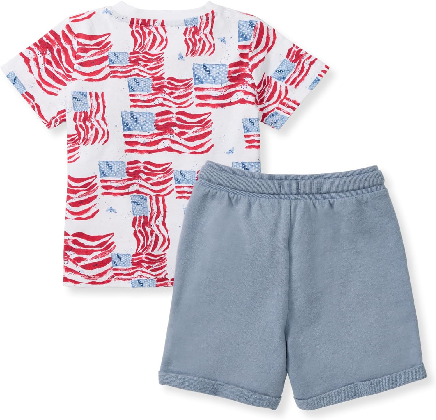 Burt's Bees Baby baby-boys Short Sleeve Shirt and Pant Set, Top & Bottom Outfit, 100% Organic Cotton - Image 2