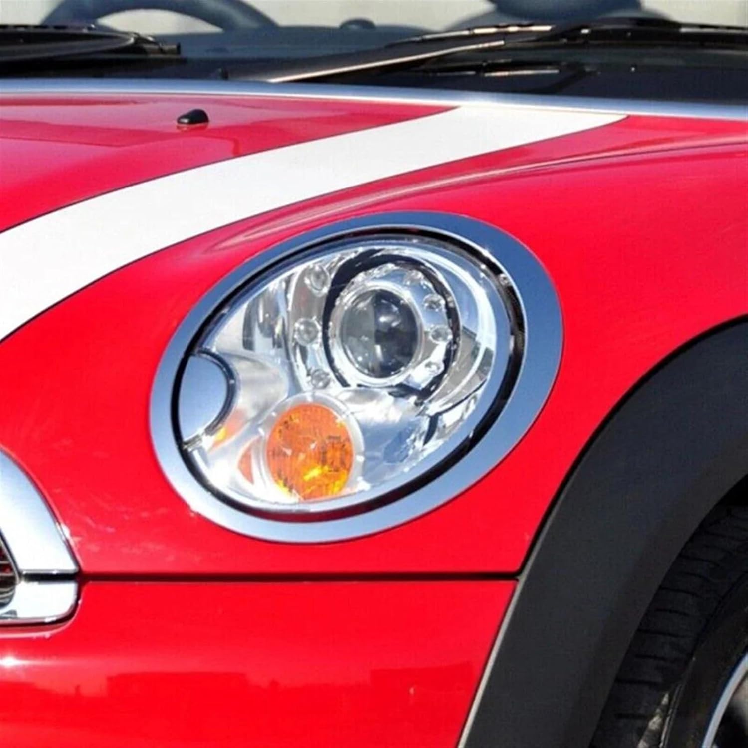 Car Headlight Cover For Mini For Cooper R56 2007-2012 2013 2014 2015 Left Right Headlight Cover Headlamp Lens Cover Lampshade 63127270023 63127270024 1305630537