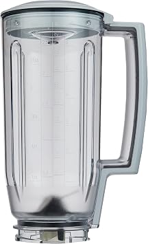 Bosch Blender Attachment for Bosch Universal Plus Mixer | Ideal Mixer Accessory for Blending Bread, Fruit, Ice | TRITAN Co-polyester with Stainless Steel Blades | 6 Cup Capacity