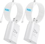 USB C Charger for iPhone 15 16 17 Charging 10FT, 25W Apple USB C Fast Charger Block Adapter and Type C to C Cable Cord for iPhone 16 15 Pro Max/16 15Pro/16 15 Plus/iPad Pro/Air/Mini