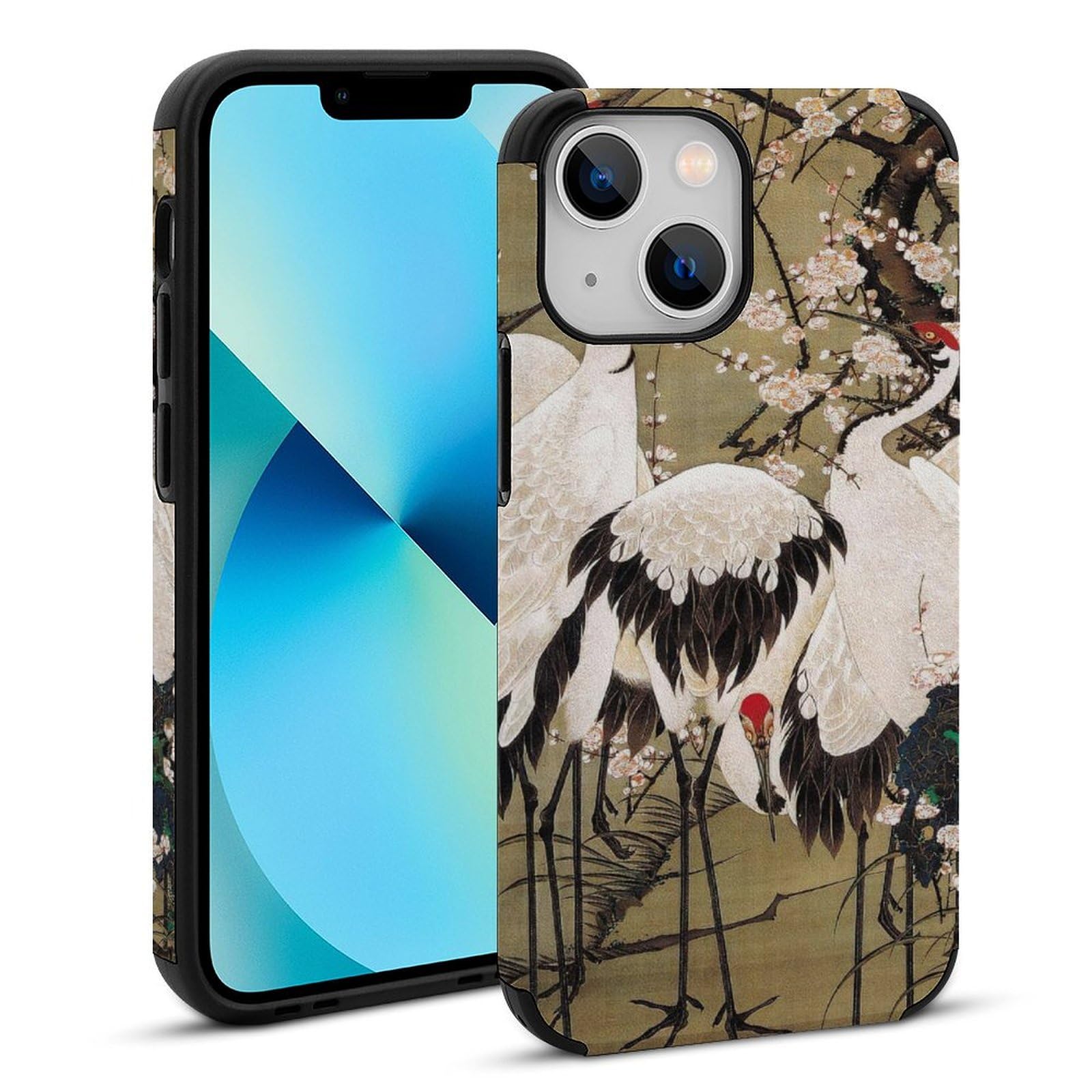 伊藤　iPhone13 Amazon.co.jp: 伊藤若冲 梅花群鶏図 iPhone 13 ケース IPhone13 Pro