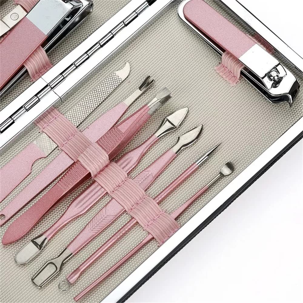 Zestaw obcinaczy do paznokci i narzędzi do manicure, 11 sztuk, w tym obcinacz do palców, nożyczki i pęseta do pedicure i pielęgnacji paznokci