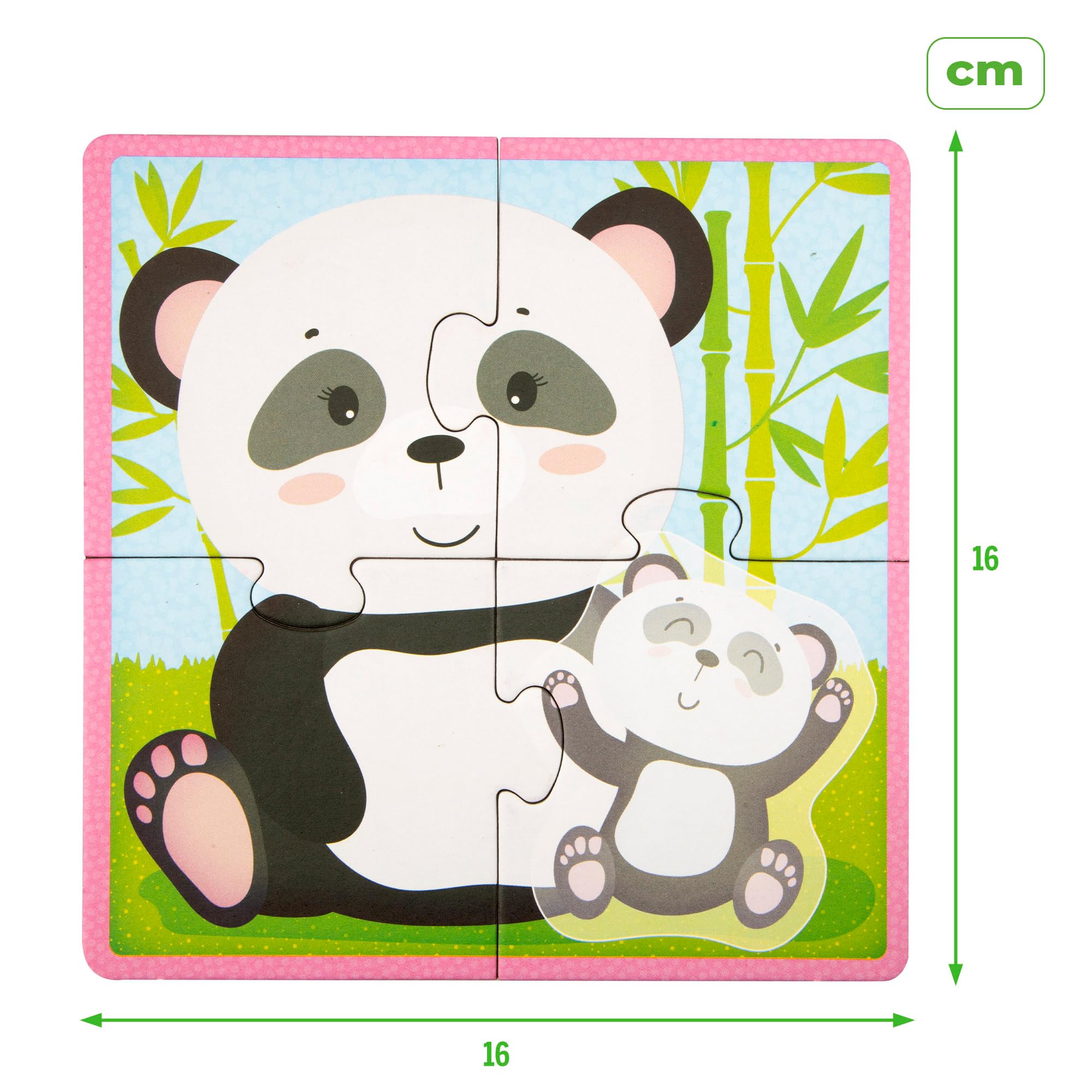 Liscianigiochi MONTESSORI LEGNO PUZZLE BABY ANIMALS, No Colour - Image 3
