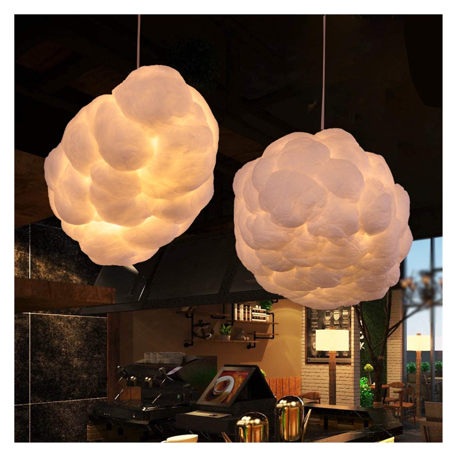 Lampadella Light Floating Cloud Floating Designer Nordic Designer Lampazza personalità Decorare Ciondolo per Bambini per Bambini Luce di Nuvola di Cotone