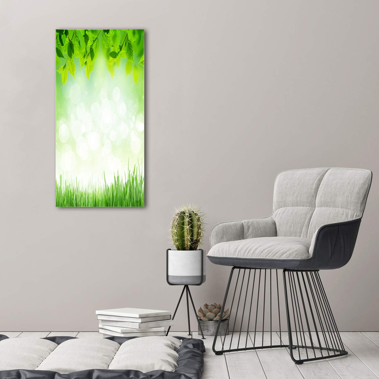 Tulup Glas-Wandbild „Baumallee“ – 100x50 Cm, Sicherheitsglas, 3D-Effekt