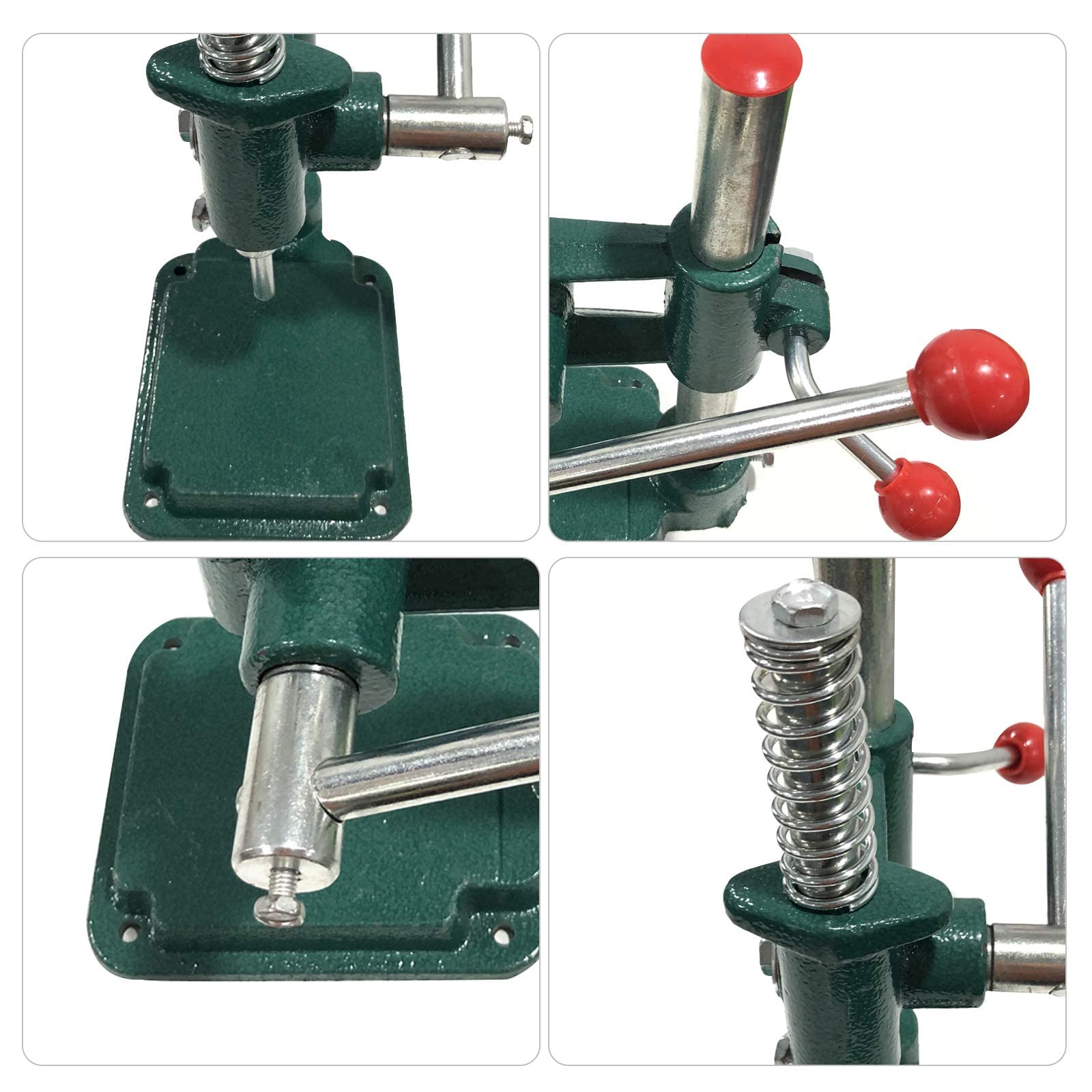 Kit para hacer botones – Máquina de botones cubierta de tela con 3 moldes (18 mm, 25 mm, 30 mm) para botones hechos a mano, incluye 300 botones para una fácil artesanía