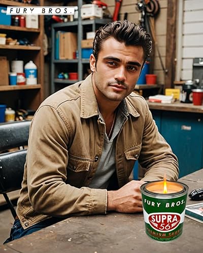 Miniatura 5 de Velas perfumadas para hombres  Supra 56  Cedro de pachulí de sándalo  Cera de soja natural  Vertida a mano en los Estados Unidos  Larga combustión